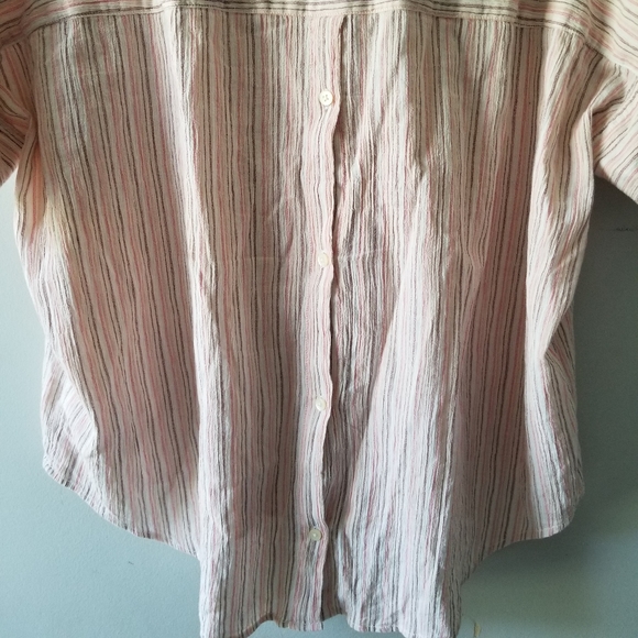 Madewell Courier Button Back Shirt Medium - Picture 5 of 12